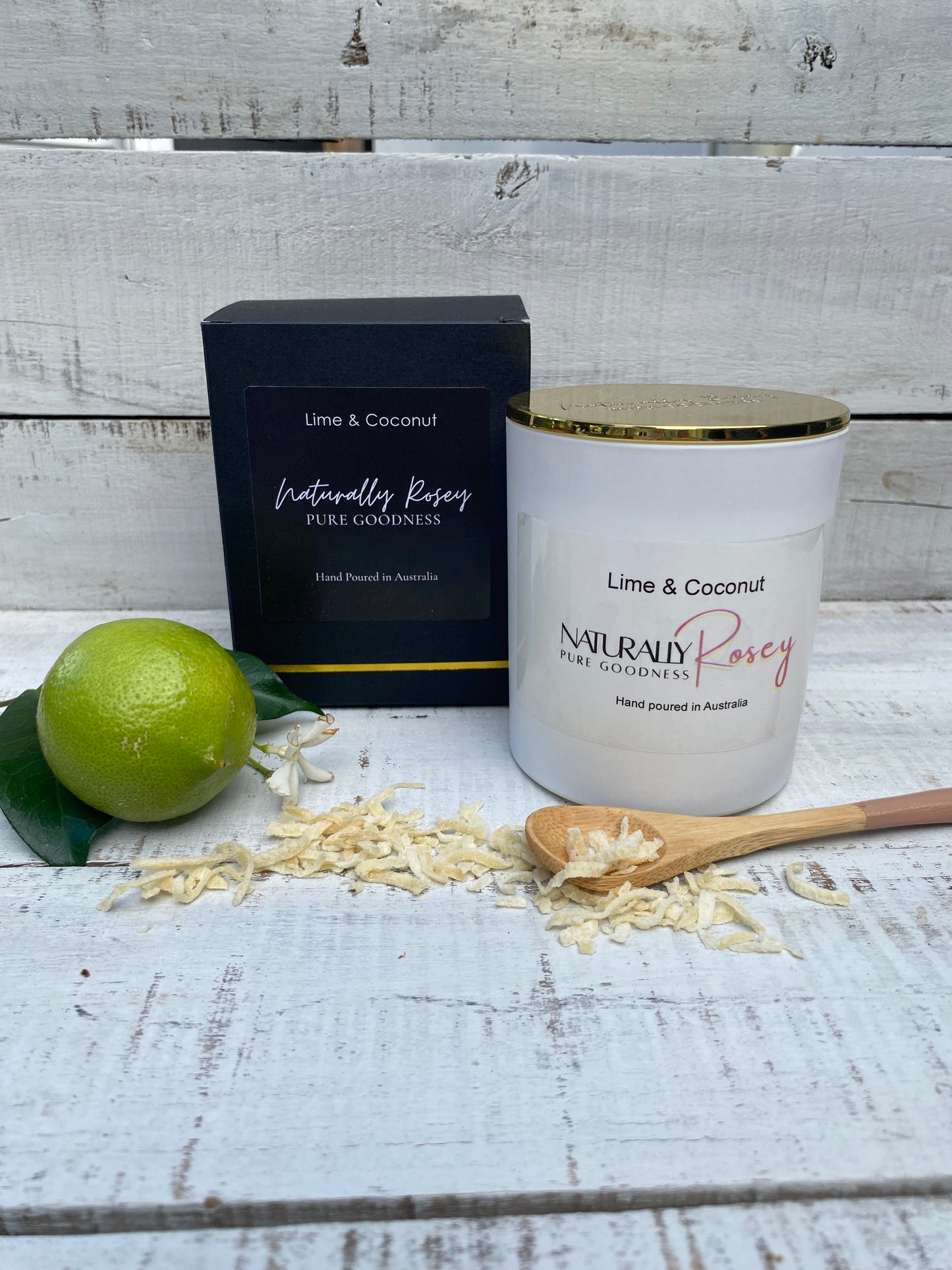 Soy Candle - Lime and Coconut