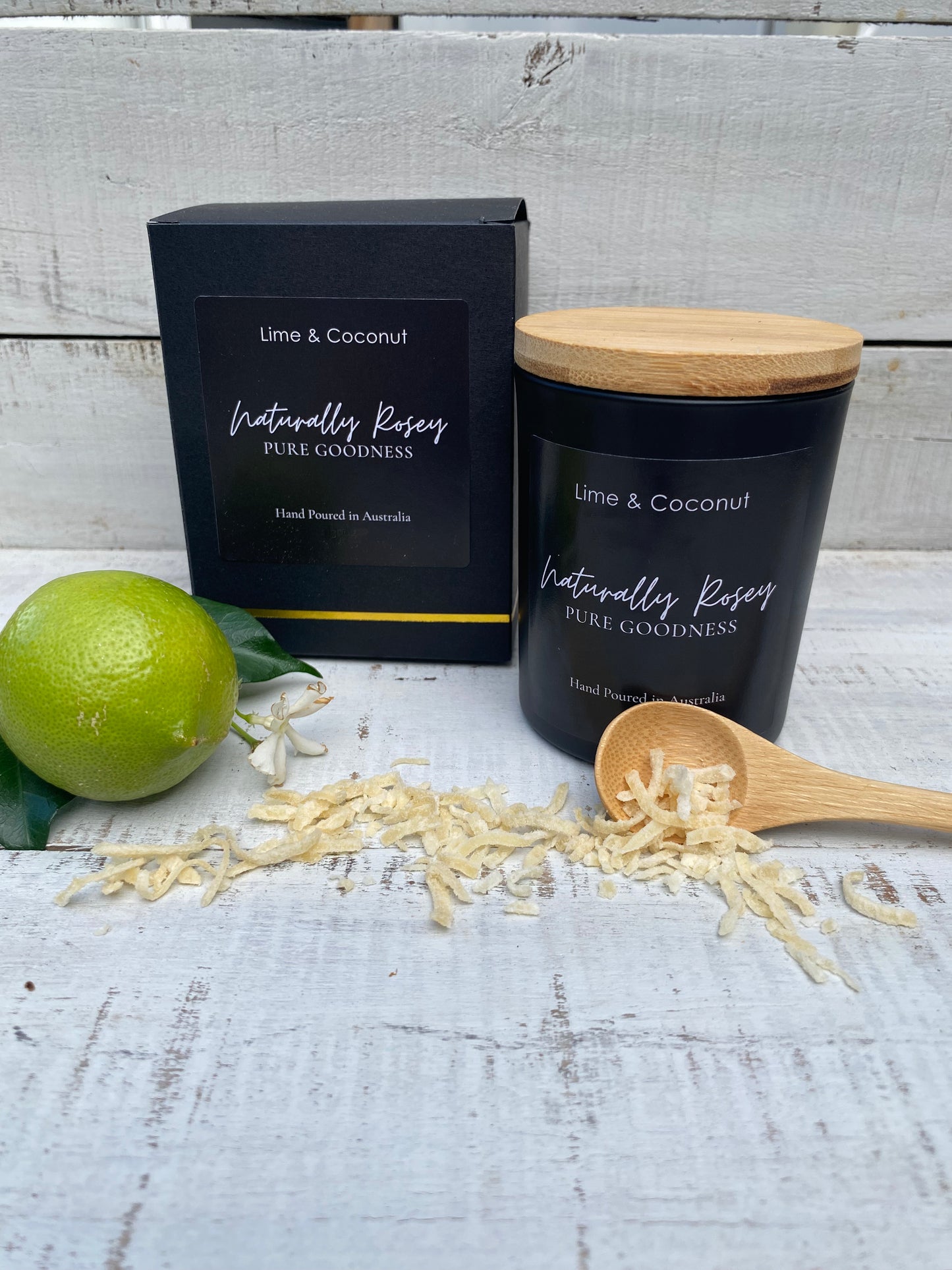 Soy Candle - Lime and Coconut