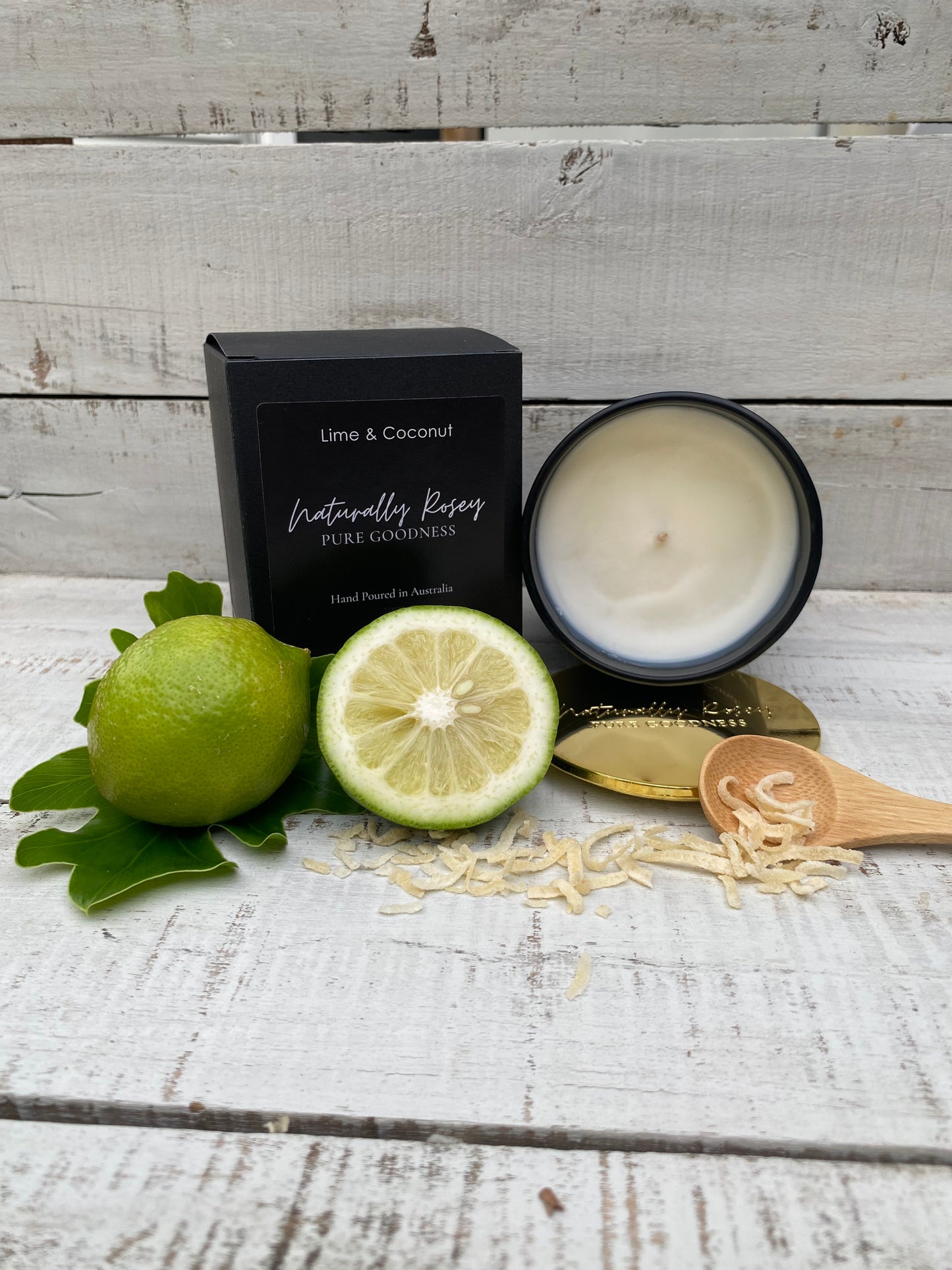Soy Candle - Lime and Coconut